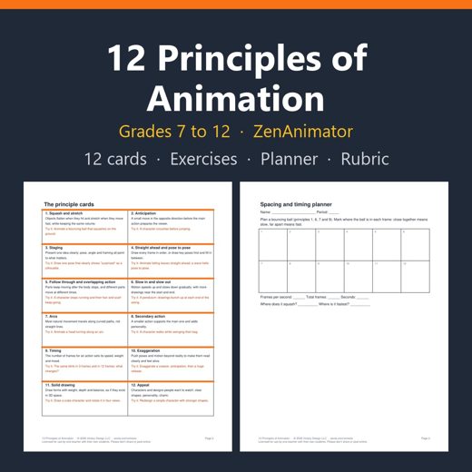 Cover of The 12 Principles of Animation