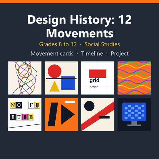 Cover of Design History: 12 Movements