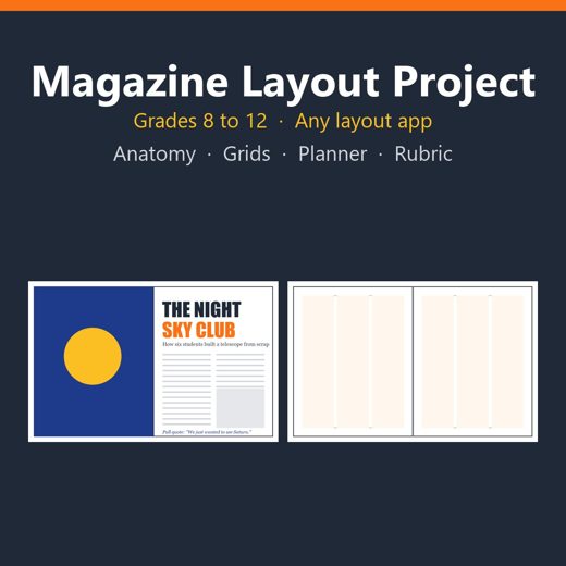 Cover of Magazine Layout Project