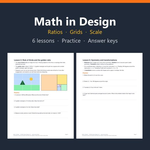 Cover of Math in Design