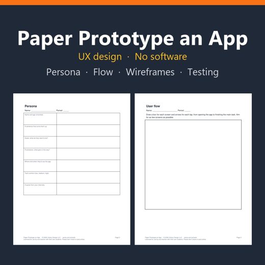 Cover of Paper Prototype an App