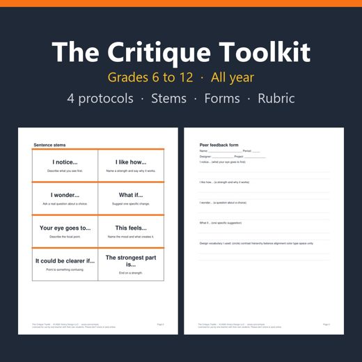 Cover of The Critique Toolkit
